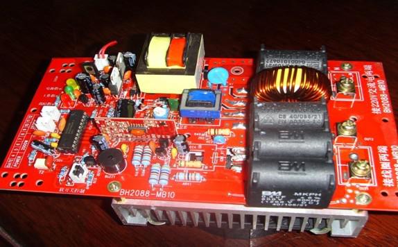 造粒機(jī)電磁加熱內(nèi)部控制板效果圖